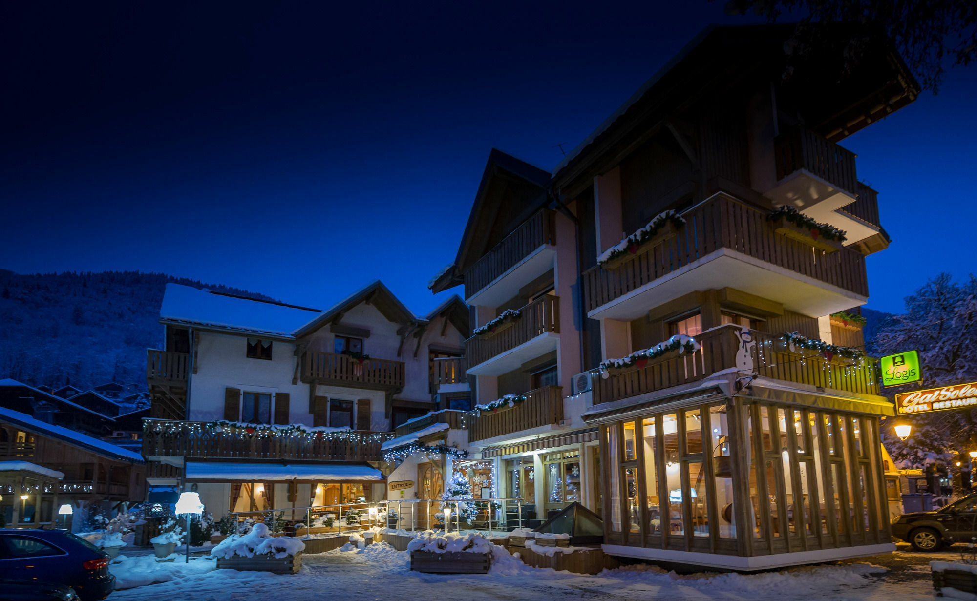 Logis Hotel Gai Soleil Samoëns Exteriér fotografie
